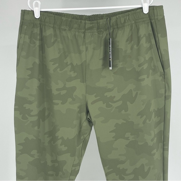 RHONE NWT GYM PANT OLIVE GREEN GRID CAMO ATHLETIC XXL - Picture 7 of 14